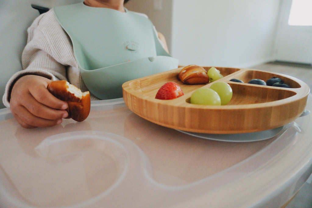 Kids Plates - Bamboo Suction Plate (Triangle) - Octopod