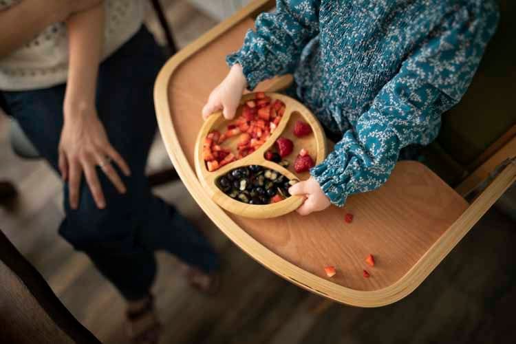Suction Plates for Babies - Octopod Bamboo Round Plate