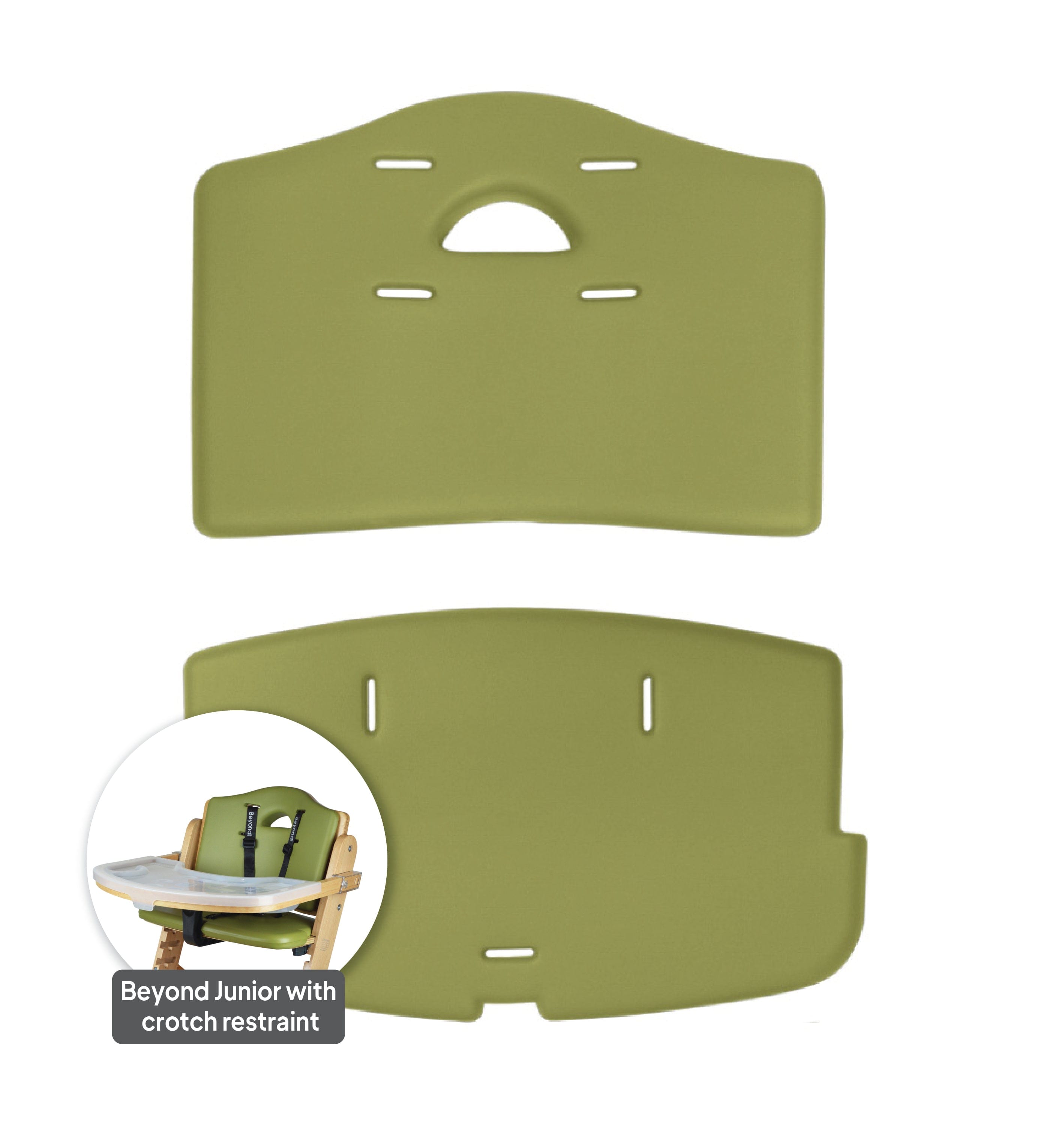 (Part Y-OL0) Cushion SET (OLIVE) - Beyond Junior® Y High Chair (2024)
