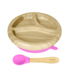 Suction Plates for Babies - Octopod Bamboo Round Plate
