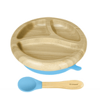 Suction Plates for Babies - Octopod Bamboo Round Plate