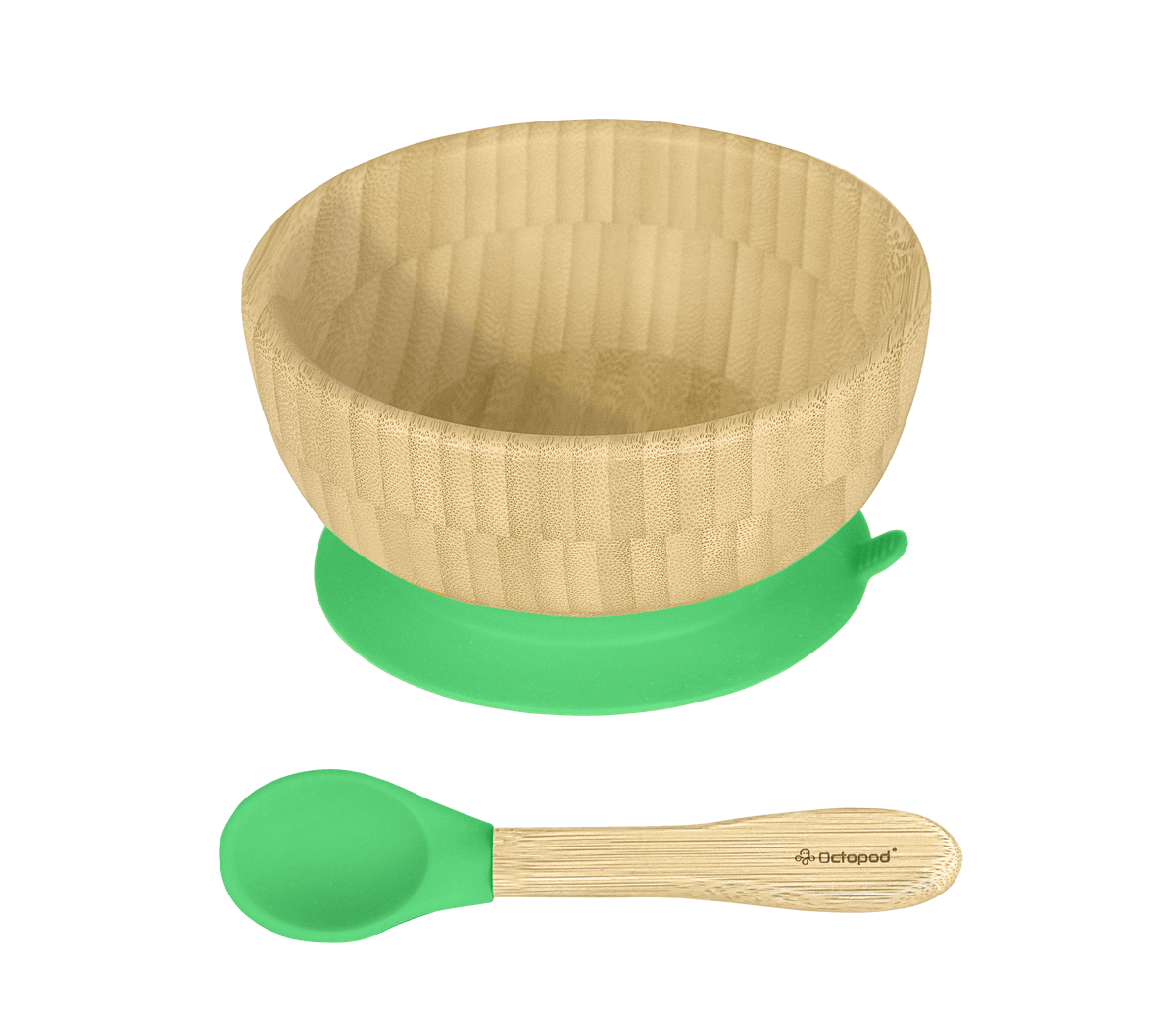 Bamboo Baby Suction Bowl + Spoon