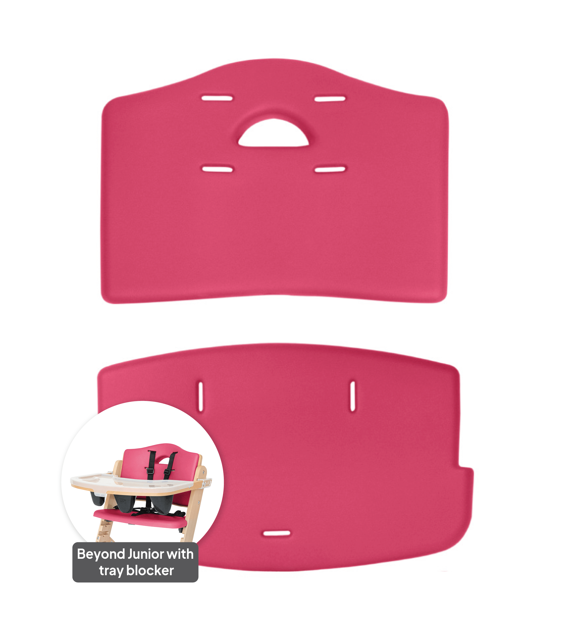 (Part Y-RP1) Cushion SET (RASPBERRY PINK) - Beyond Junior® Y High Chair