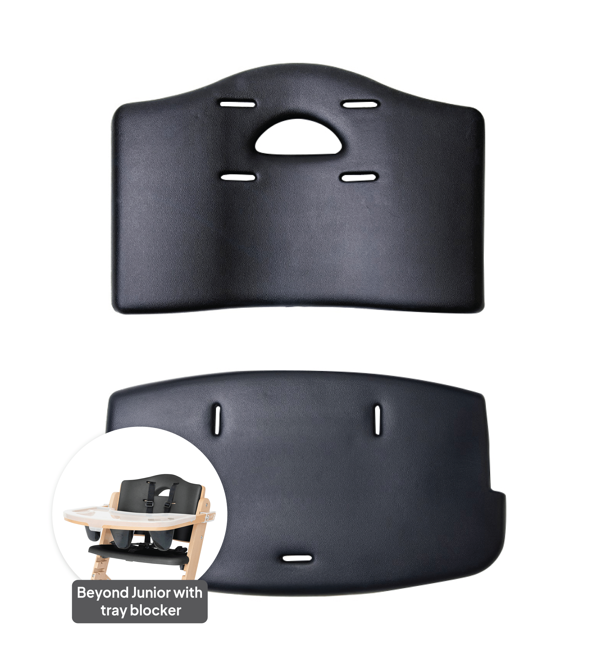 (Part Y-BP1) Cushion SET (BLACK PEARL) - Beyond Junior® Y High Chair