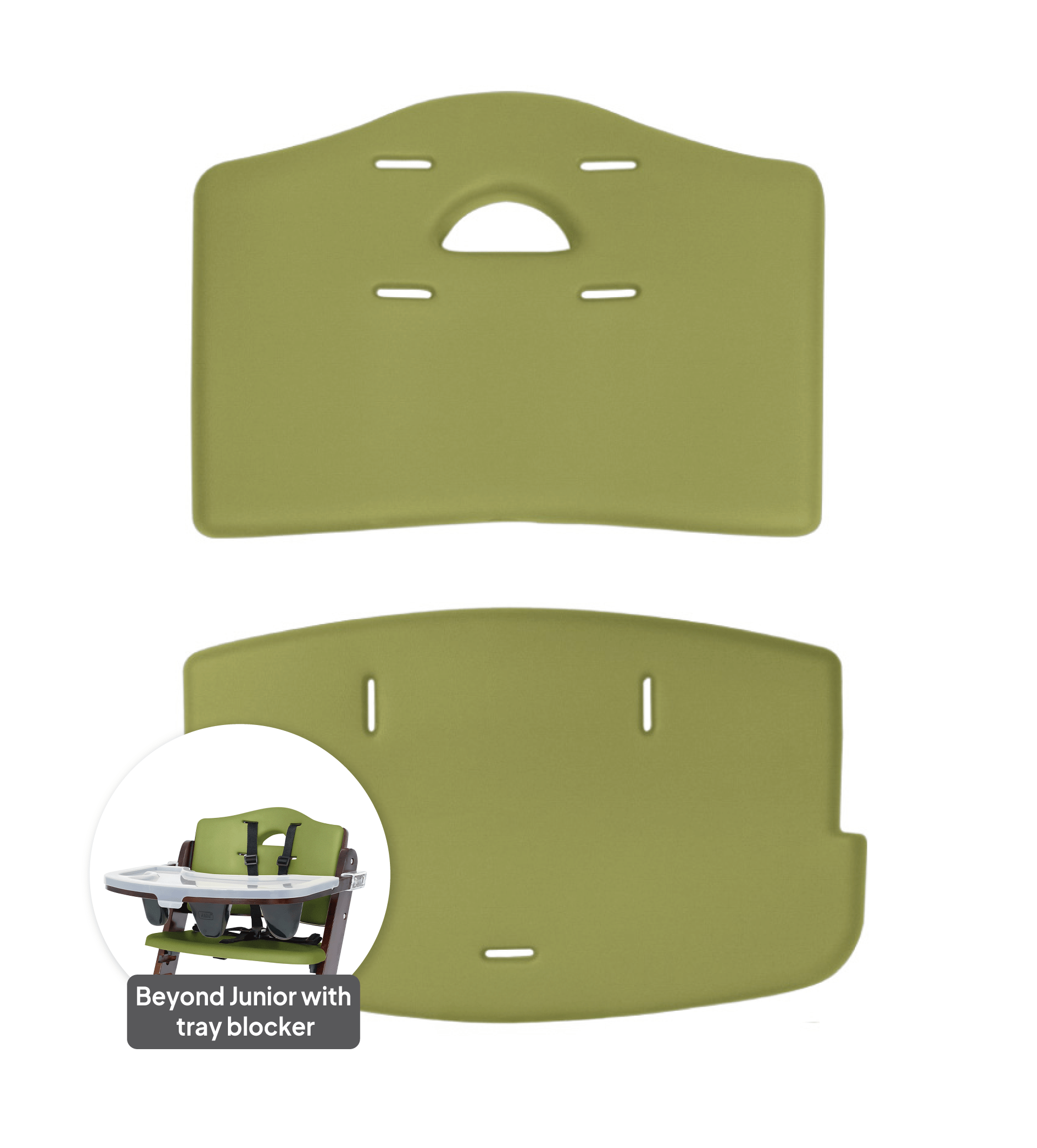 (Part Y-OL1) Cushion SET (OLIVE) - Beyond Junior® Y High Chair