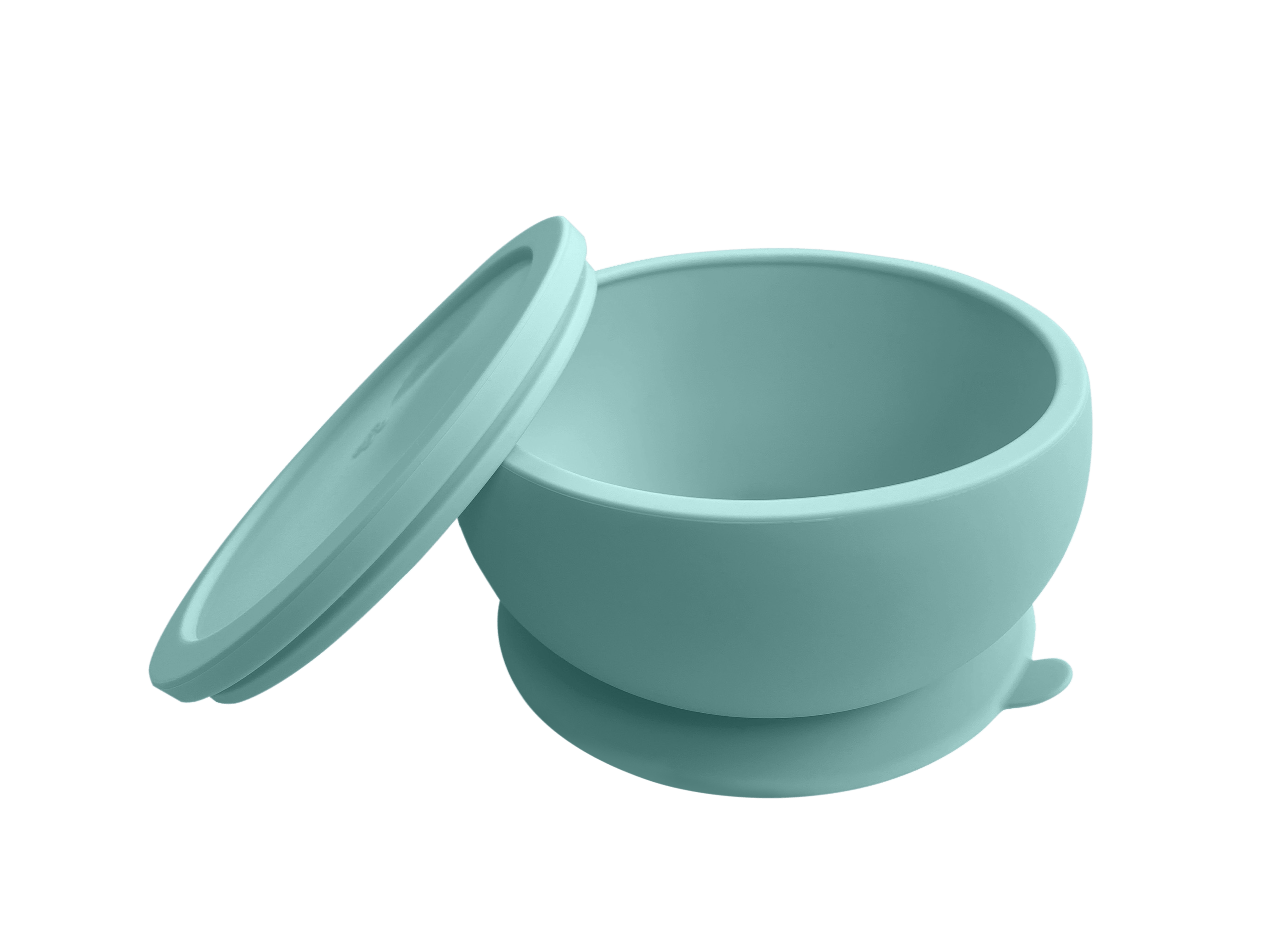 Toddler Plates - Suction Silicone Bowl with Lid - Octopod