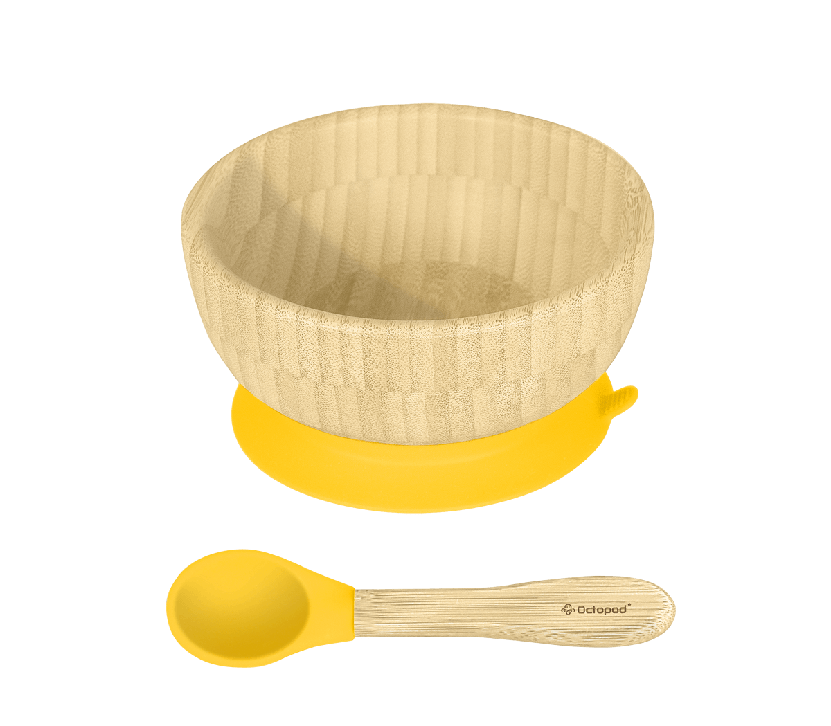 Bamboo Baby Suction Bowl + Spoon
