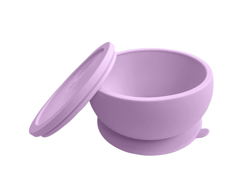 Toddler Plates - Suction Silicone Bowl with Lid - Octopod
