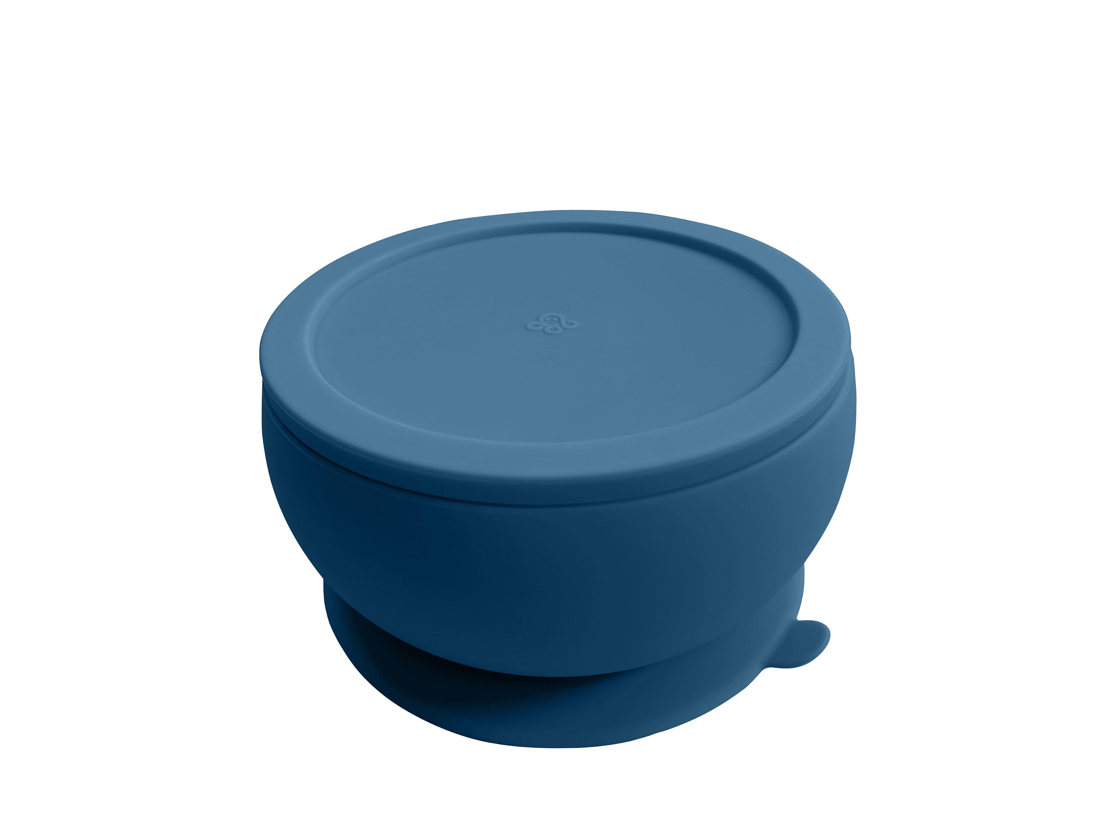 Toddler Plates - Suction Silicone Bowl with Lid - Octopod