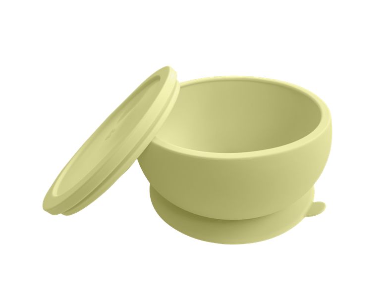 Toddler Plates - Suction Silicone Bowl with Lid - Octopod
