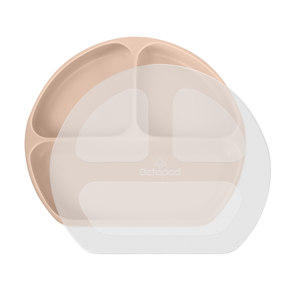 Octopod® Silicone Suction Triangle Plate - Lids