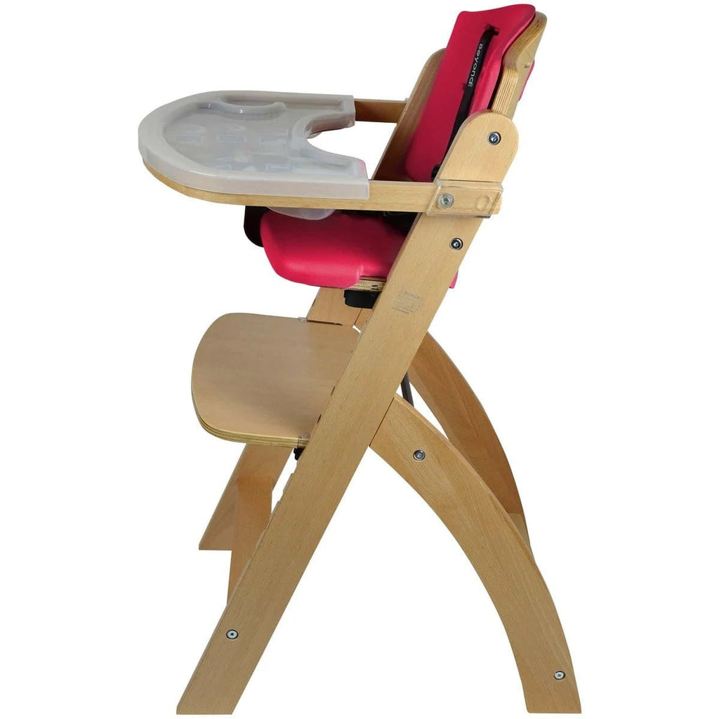 Beyond Junior Y High Chair Raspberry Color Side